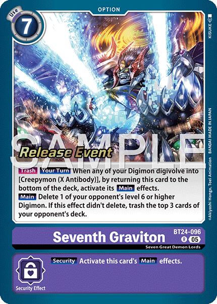Seventh Graviton [BT24-096] [Time Stranger Release Events Cards] - Destination Retro