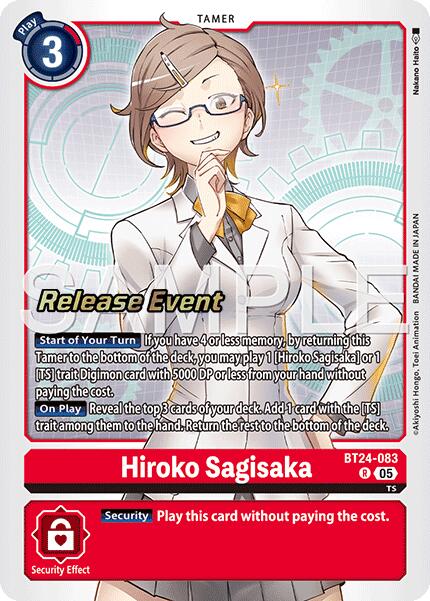 Hiroko Sagisaka [BT24-083] [Time Stranger Release Events Cards] - Destination Retro