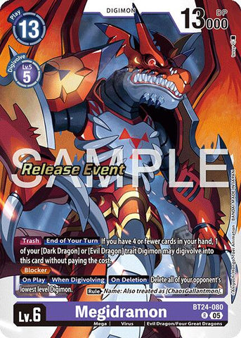 Megidramon [BT24-080] [Time Stranger Release Events Cards] - Destination Retro