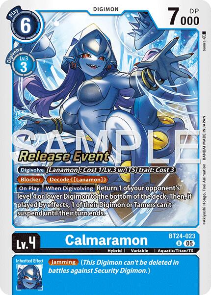 Calmaramon [BT24-023] [Time Stranger Release Events Cards] - Destination Retro