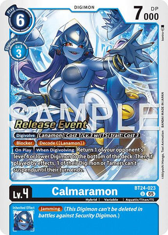 Calmaramon [BT24-023] [Time Stranger Release Events Cards] - Destination Retro
