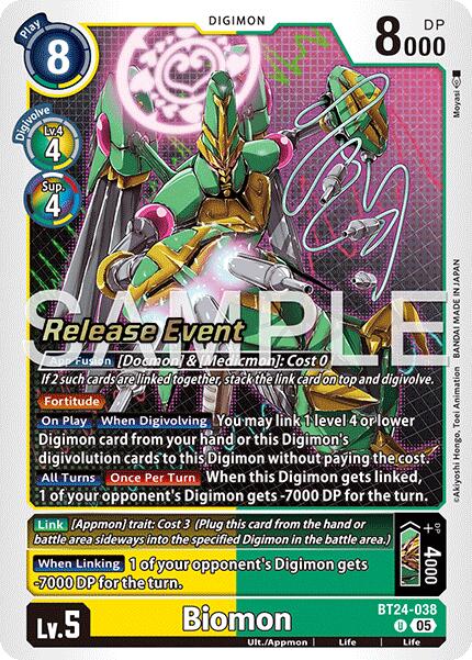 Biomon [BT24-038] [Time Stranger Release Events Cards] - Destination Retro