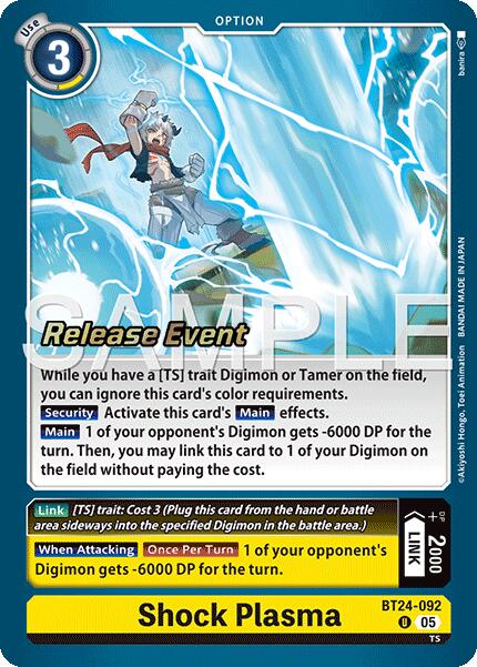 Shock Plasma [BT24-092] [Time Stranger Release Events Cards] - Destination Retro