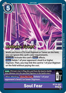 Soul Fear [BT24-097] [Time Stranger Release Events Cards] - Destination Retro