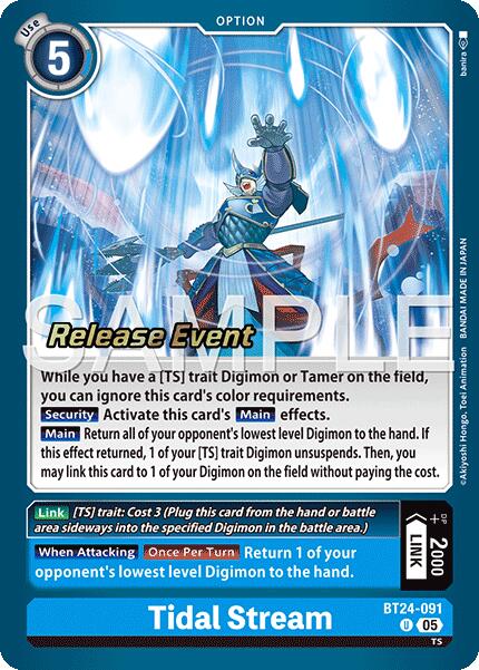 Tidal Stream [BT24-091] [Time Stranger Release Events Cards] - Destination Retro