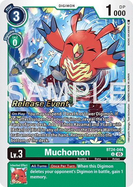 Muchomon [BT24-044] [Time Stranger Release Events Cards] - Destination Retro