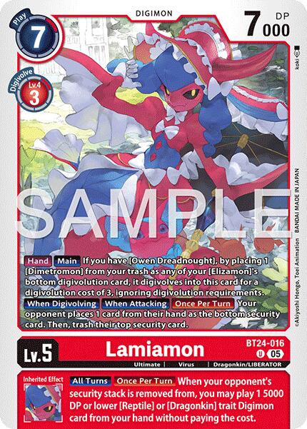 Lamiamon [BT24-016] [Time Stranger] - Destination Retro