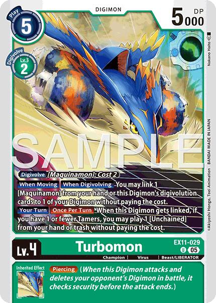 Turbomon [EX11-029] [Dawn of Liberator] - Destination Retro