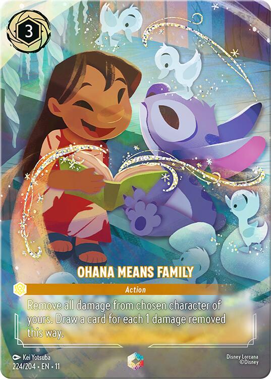 Ohana Means Family (Enchanted) (224/204) [Winterspell] - Destination Retro