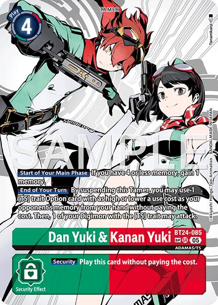 Dan Yuki & Kanan Yuki [BT24-085] (SP) [Time Stranger] - Destination Retro