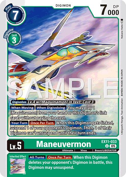 Maneuvermon [EX11-033] [Dawn of Liberator] - Destination Retro