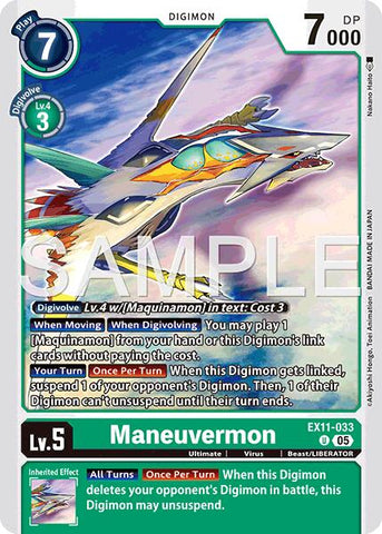 Maneuvermon [EX11-033] [Dawn of Liberator] - Destination Retro