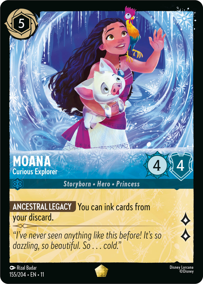 Moana - Curious Explorer (155/204) [Winterspell] - Destination Retro