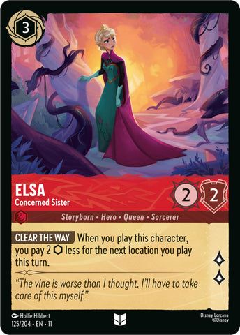 Elsa - Concerned Sister (125/204) [Winterspell] - Destination Retro