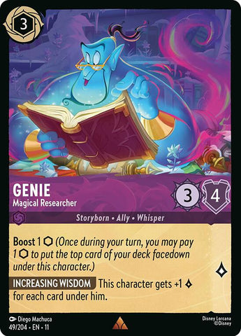 Genie - Magical Researcher (49/204) [Winterspell] - Destination Retro