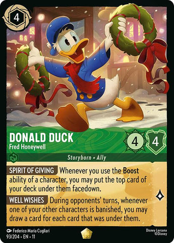 Donald Duck - Fred Honeywell (93/204) [Winterspell] - Destination Retro