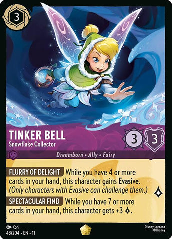 Tinker Bell - Snowflake Collector (48/204) [Winterspell] - Destination Retro