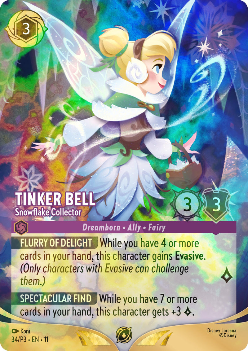Tinker Bell - Snowflake Collector (Store Championship) (34) [Promo Cards] - Destination Retro