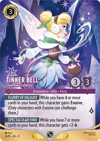 Tinker Bell - Snowflake Collector (Store Championship Participant) (33) [Promo Cards] - Destination Retro
