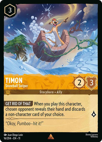 Timon - Snowball Swiper (16/204) [Winterspell] - Destination Retro