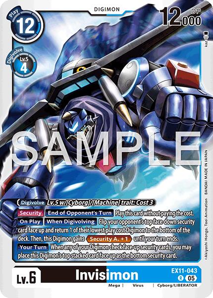 Invisimon [EX11-043] [Dawn of Liberator] - Destination Retro