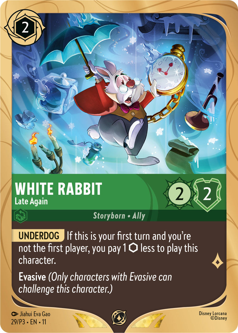 White Rabbit - Late Again (29) [Promo Cards] - Destination Retro