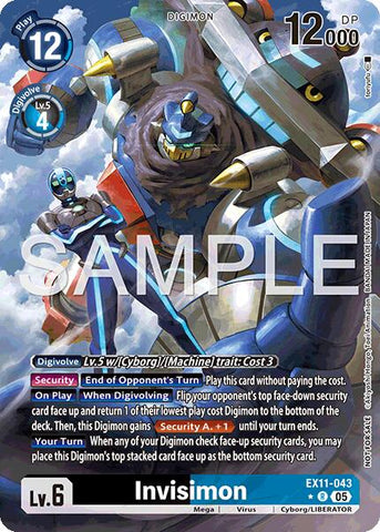 Invisimon [EX11-043] (Box Topper) [Dawn of Liberator] - Destination Retro