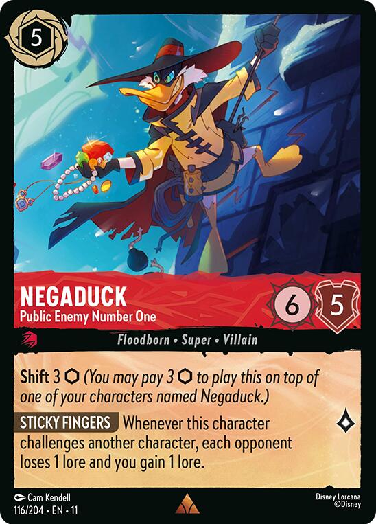 Negaduck - Public Enemy Number One (116/204) [Winterspell] - Destination Retro