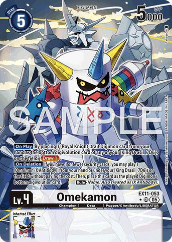 Omekamon [EX11-053] (Alternate Art) [Dawn of Liberator] - Destination Retro