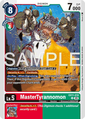 MasterTyrannomon [EX11-010] [Dawn of Liberator] - Destination Retro