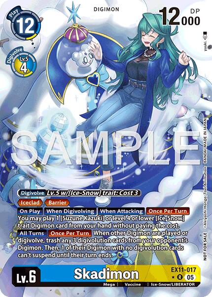 Skadimon [EX11-017] (Alternate Art) (Box Topper) [Dawn of Liberator] - Destination Retro
