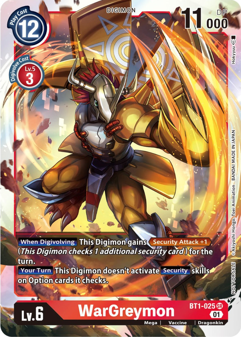 WarGreymon [BT1-025] (ST-11 Special Entry Pack) [Release Special Booster Promos] - Destination Retro