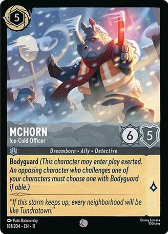 McHorn - Ice-Cold Officer (181/204) [Winterspell] - Destination Retro
