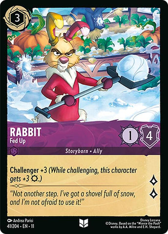 Rabbit - Fed Up (41/204) [Winterspell] - Destination Retro