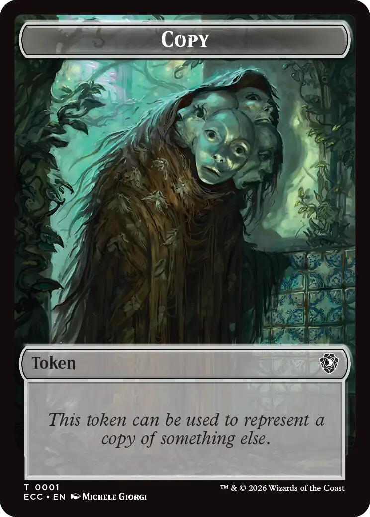 Copy // Plant Double-Sided Token [Lorwyn Eclipsed Tokens] - Destination Retro