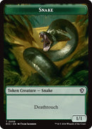 Snake // Scarecrow Double-Sided Token [Lorwyn Eclipsed Tokens] - Destination Retro