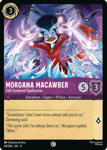 Morgana Macawber - Self-Centered Spellcaster (40/204) [Winterspell] - Destination Retro
