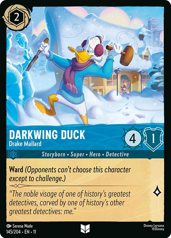 Darkwing Duck - Drake Mallard (145/204) [Winterspell] - Destination Retro