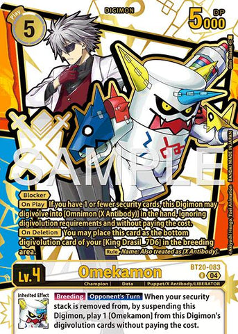 Omekamon [BT20-083] (Rare Pull) [Dawn of Liberator] - Destination Retro