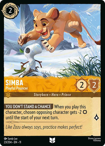 Simba - Playful Pouncer (23/204) [Winterspell] - Destination Retro