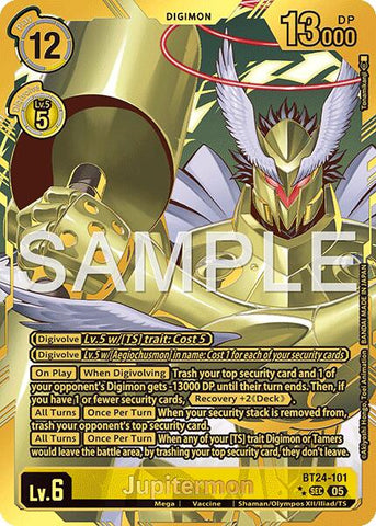 Jupitermon [BT24-101] (Rare Pull) [Time Stranger] - Destination Retro