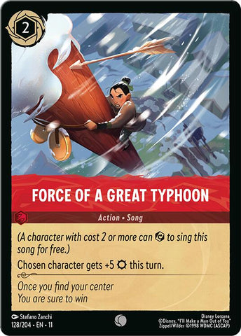 Force of a Great Typhoon (128/204) [Winterspell] - Destination Retro