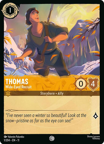 Thomas - Wide-Eyed Recruit (1/204) [Winterspell] - Destination Retro