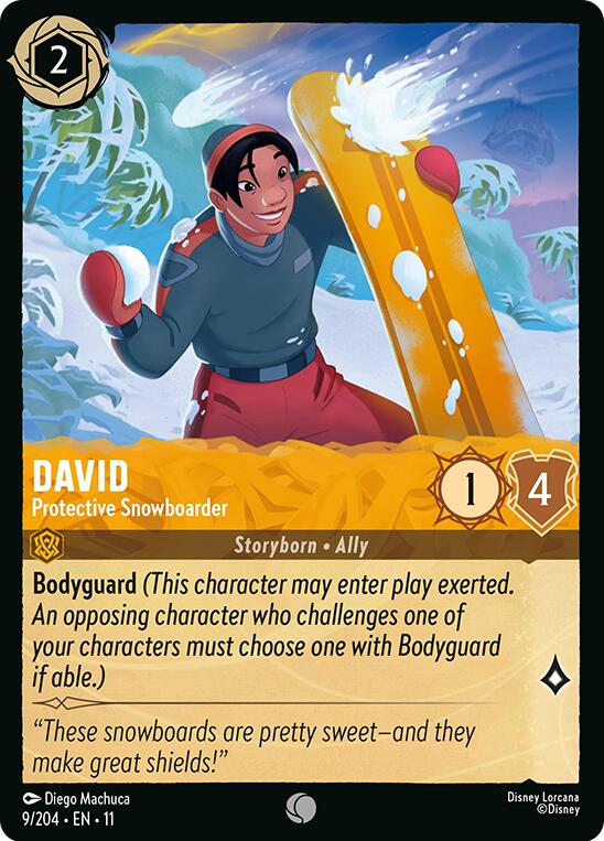 David - Protective Snowboarder (9/204) [Winterspell] - Destination Retro