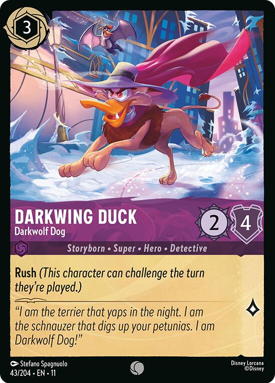 Darkwing Duck - Darkwolf Dog (43/204) [Winterspell] - Destination Retro