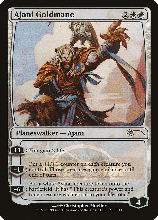 Ajani Goldmane (Pro Tour) [Pro Tour Promos] - Destination Retro