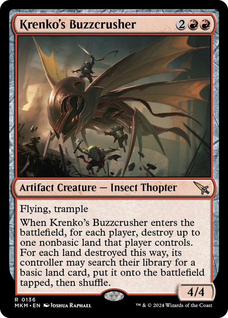 Krenko's Buzzcrusher [Murders at Karlov Manor] - Destination Retro