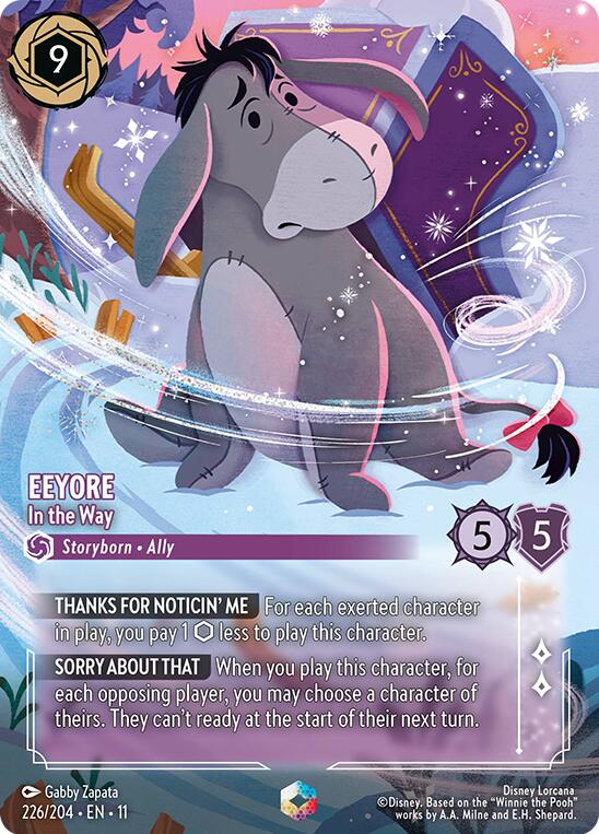 Eeyore - In the Way (Enchanted) (226/204) [Winterspell] - Destination Retro