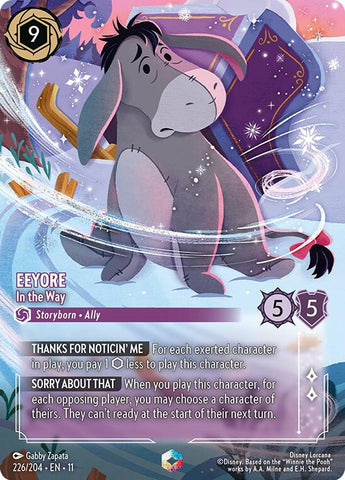 Eeyore - In the Way (Enchanted) (226/204) [Winterspell] - Destination Retro