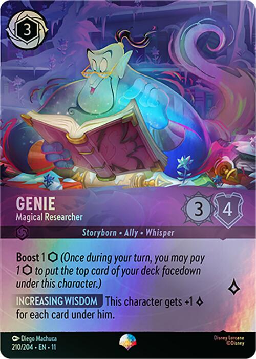 Genie - Magical Researcher (Epic) (210/204) [Winterspell] - Destination Retro